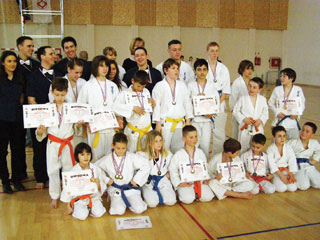 U dvorani u Hebrangovoj odran kyokushinkai turnir Cup Samobora 2009