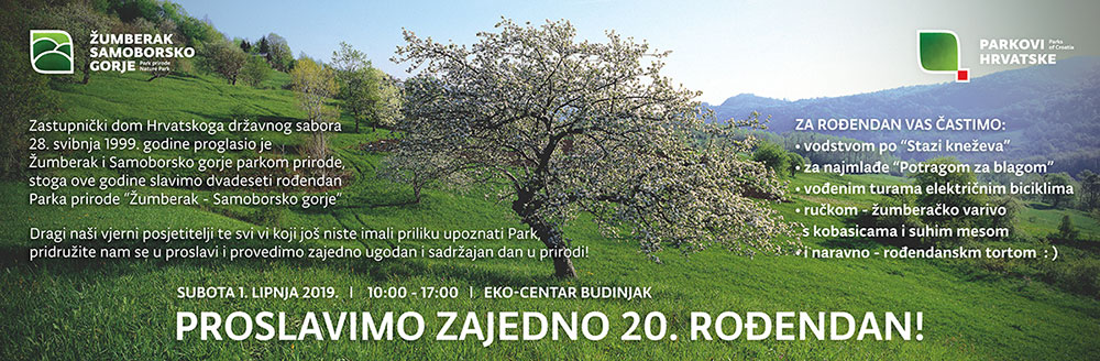 Park prirode umberak  Samoborsko gorje slavi 20. roendan