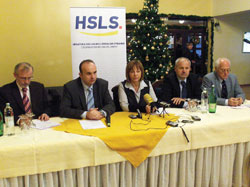 Pressica HSLS-a nakon sjednice predsjednitva stranke u Samoboru