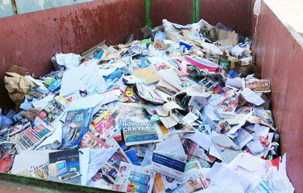 Priopenje samoborskog Komunalca o odvajanju papirnatog otpada