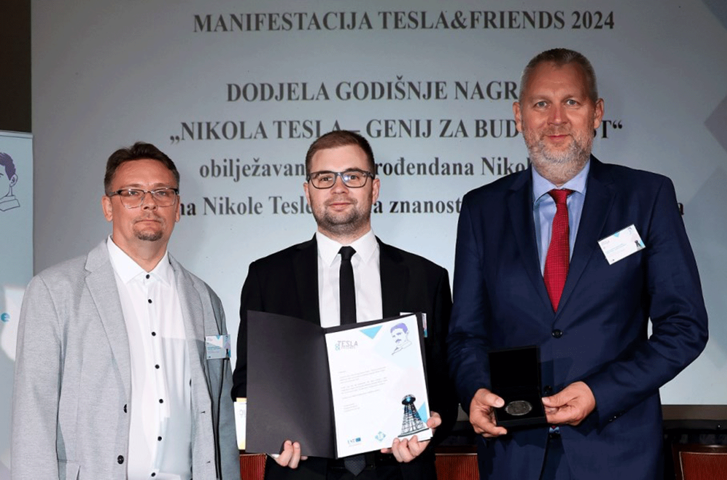Lovri Stipanoviu i Josipu Orozu prestina nagrada Nikola Tesla  Genij za budunost 2024.