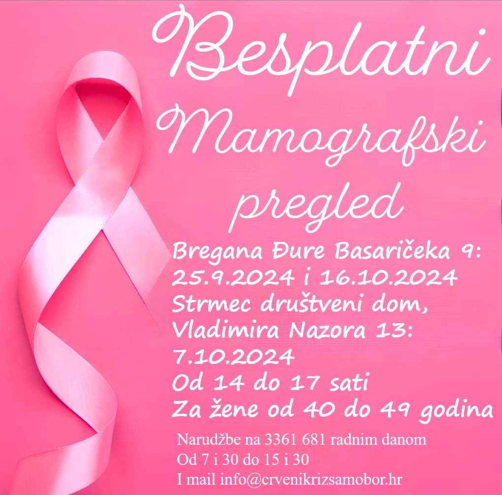 Besplatni mamografski pregled za ene