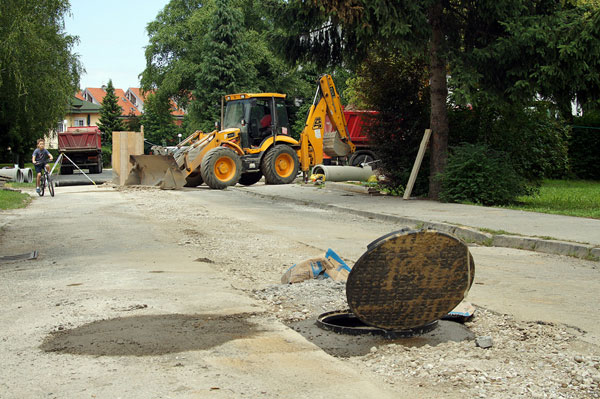 Traju radovi na izgradnji kanalizacije u Dalmatinskoj ulici