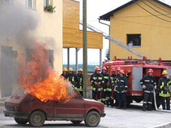 Pokazna vatrogasna vjeba u Galgovu