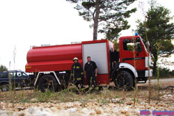 Na gaenju poara u Makarskoj svoj su obol dali i vatrogasci iz Samobora