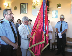 Povodom 55. obljetnice postojanja u DVD-u Vrbovec Samoborski posveena nova zastava 