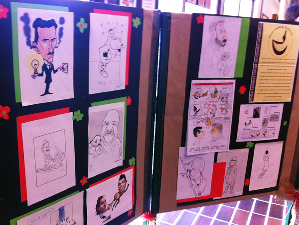Samoborski karikaturisti izloili radove u srednjokolskom centru