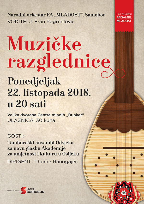 Koncert orkestra Folklornog ansambla Mladost i gostiju iz Osijeka