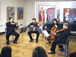 U Galeriji Prica nastupio Kvartet ajkovski