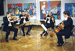 Koncert Zagrebakog kvarteta u Galeriji Prica