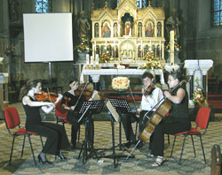 Prvi samostalni koncert Samoborskog gudakog kvarteta