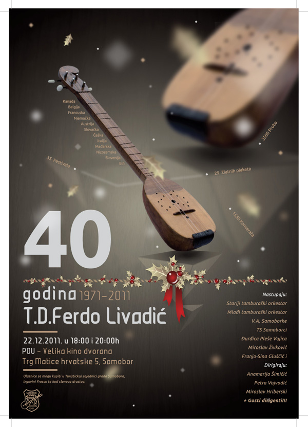 Slavljeniki koncert Tamburakog drutva Ferdo Livadi