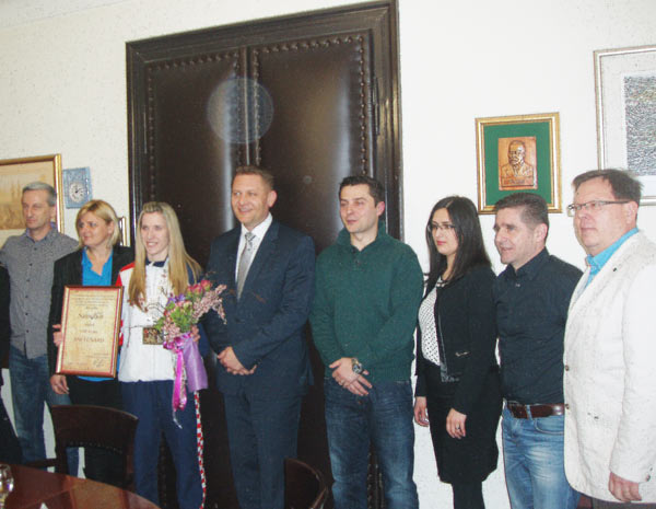 Gradonaelnik Kreo Beljak primio najbolju sportaicu Grada Samobora