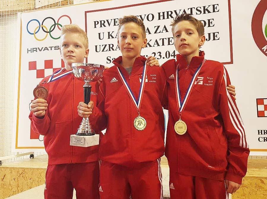 Karate klubu Samobor najvie medalja na Prvenstvu Hrvatske u katama