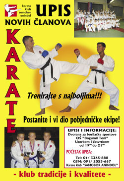 KARATE - Upiite se u najbolju karate kolu