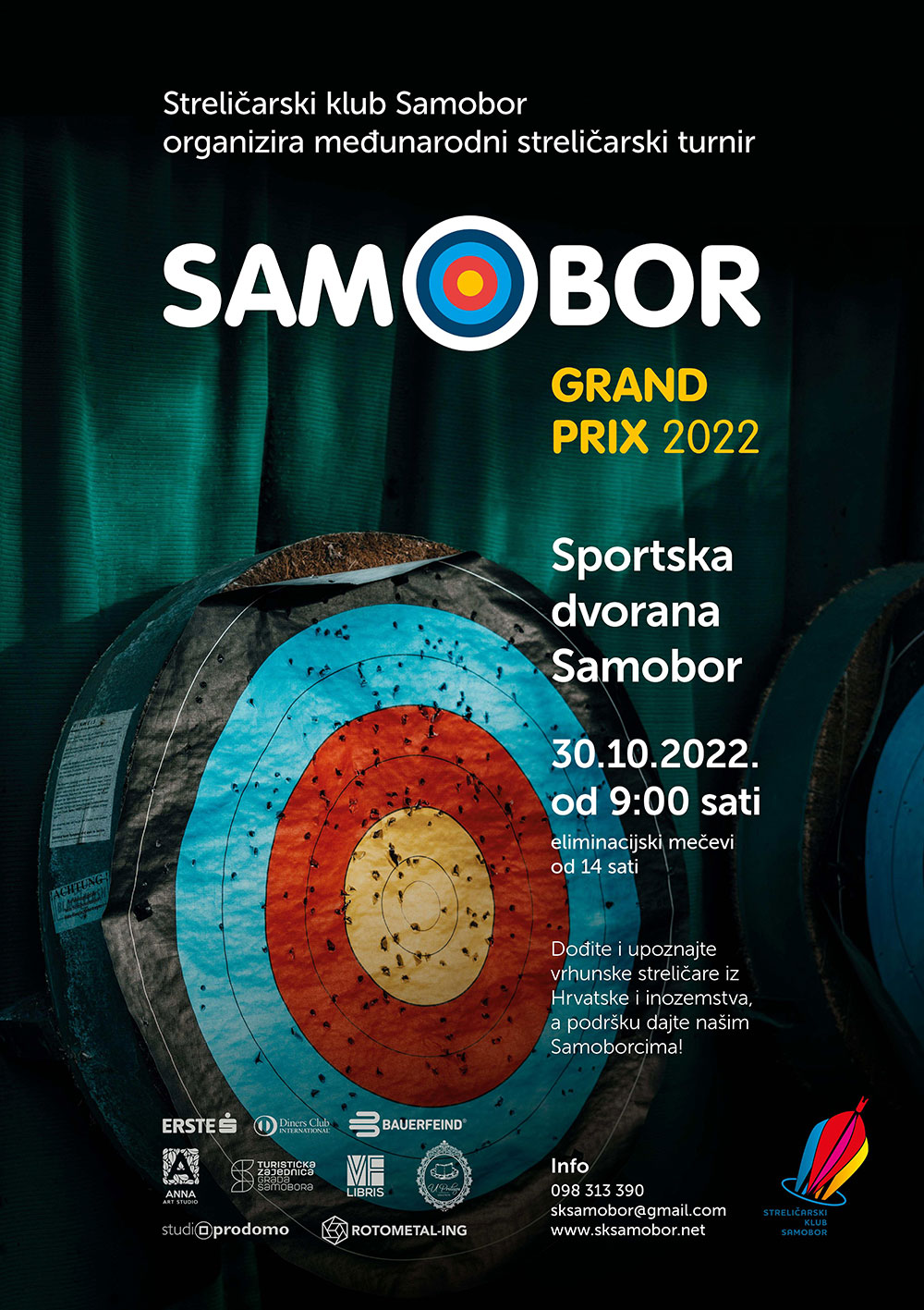 1. Meunarodni streliarski turnir Grand Prix 2022 u Samoboru
