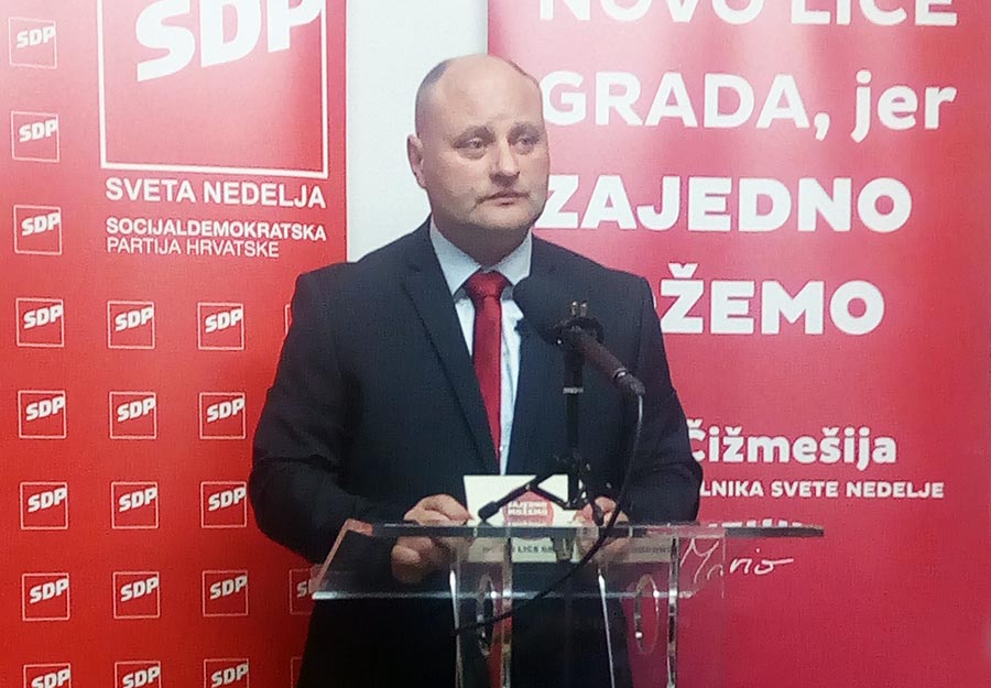 SDP Svete Nedelje predstavio svog kandidata za gradonaelnika grada