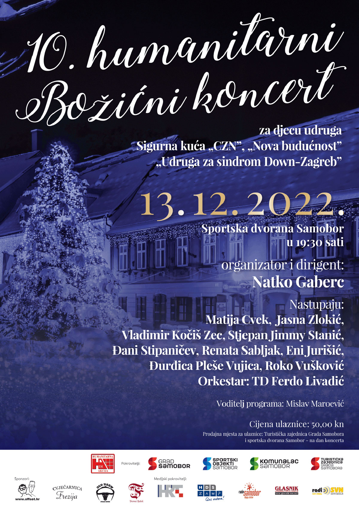 Jubilarni 10. humanitarni Boini koncert Natka Gaberca